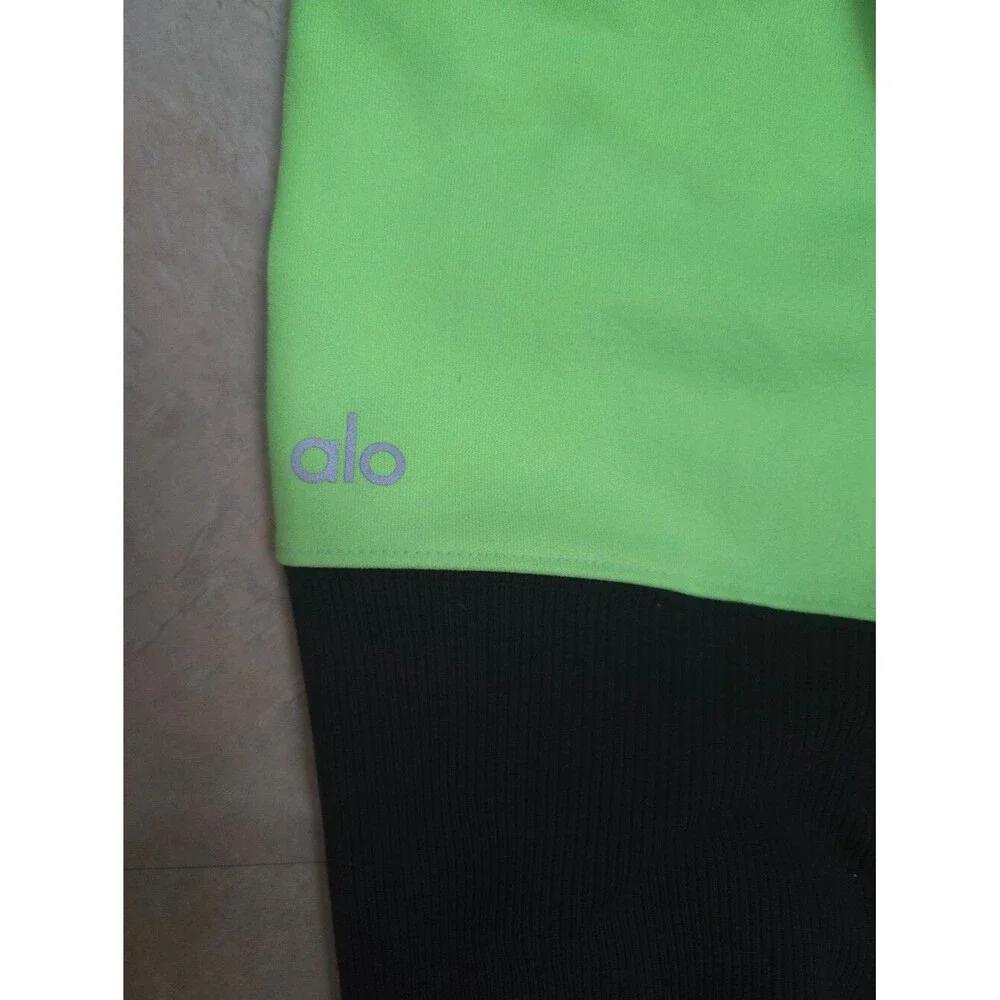 ALO Yoga Goddess High-Rise Leggings Electric Green Size S